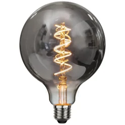 STAR TRADING LED-globepære E27 2 W G125 Decoled Spiral Smoke