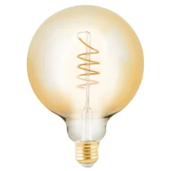 LED-globepære E27 4W ravfarvet Ø 12,5 cm^EGLO Best