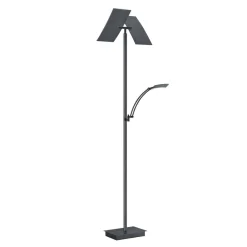 LED-gulvlampe Andy, 3 lyskilder, antracit, CCT, dæmper^HELL Outlet