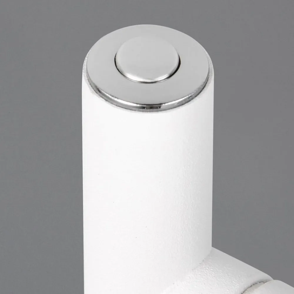 LED-gulvlampe Blake, hvid mat, metal, dæmpbar^Reality Leuchten Best