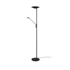 LED-gulvlampe Brantford læselampe sort mat^Trio Lighting Online