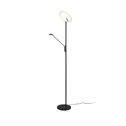 LED-gulvlampe Brantford læselampe sort mat^Trio Lighting Online