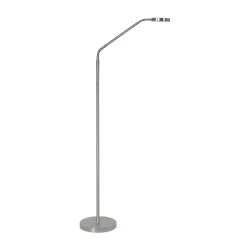 LED-gulvlampe Comfort, nikkel, 135 cm metal CCT dæmper^HighLight Online