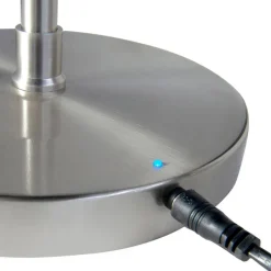 LED-gulvlampe Comfort, nikkel, 135 cm metal CCT dæmper^HighLight Online