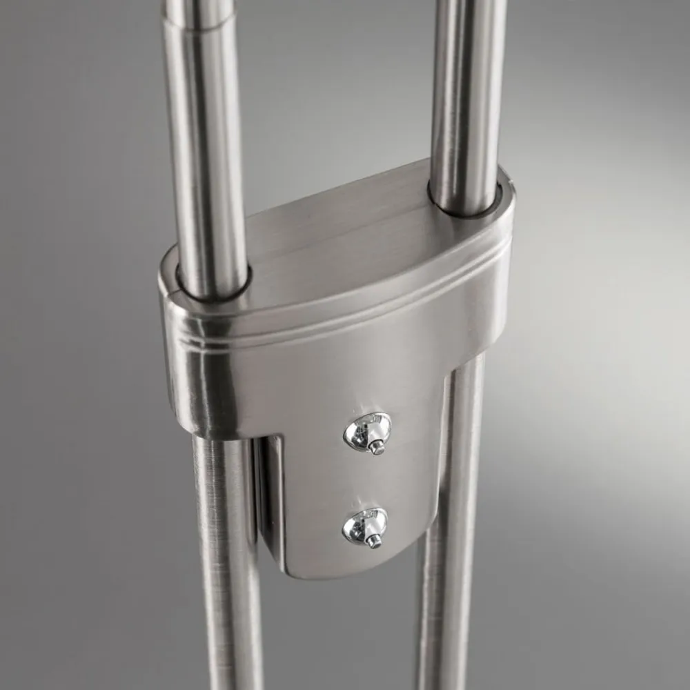 FISCHER & HONSEL Gulvlamper|Gulvlamper>LED-gulvlampe Dent, CCT, to lys, nikkel