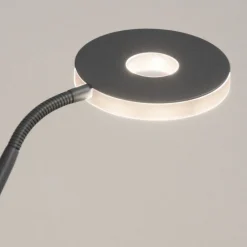 LED-gulvlampe Dent, sandgrå, 180 cm, metal, CCT, 2 lyskilder, 100 W, 1000 lm,^FISCHER & HONSEL Online