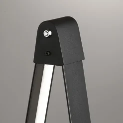 LED-gulvlampe Fenga, touch-dimmer, CCT, sort^FISCHER & HONSEL Hot