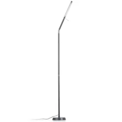 Trio Lighting LED-gulvlampe Filigran, sort, dæmpbar, justerbar