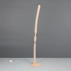 LED-gulvlampe Ginko, sand, metal, højde 110 cm^Reality Leuchten Clearance