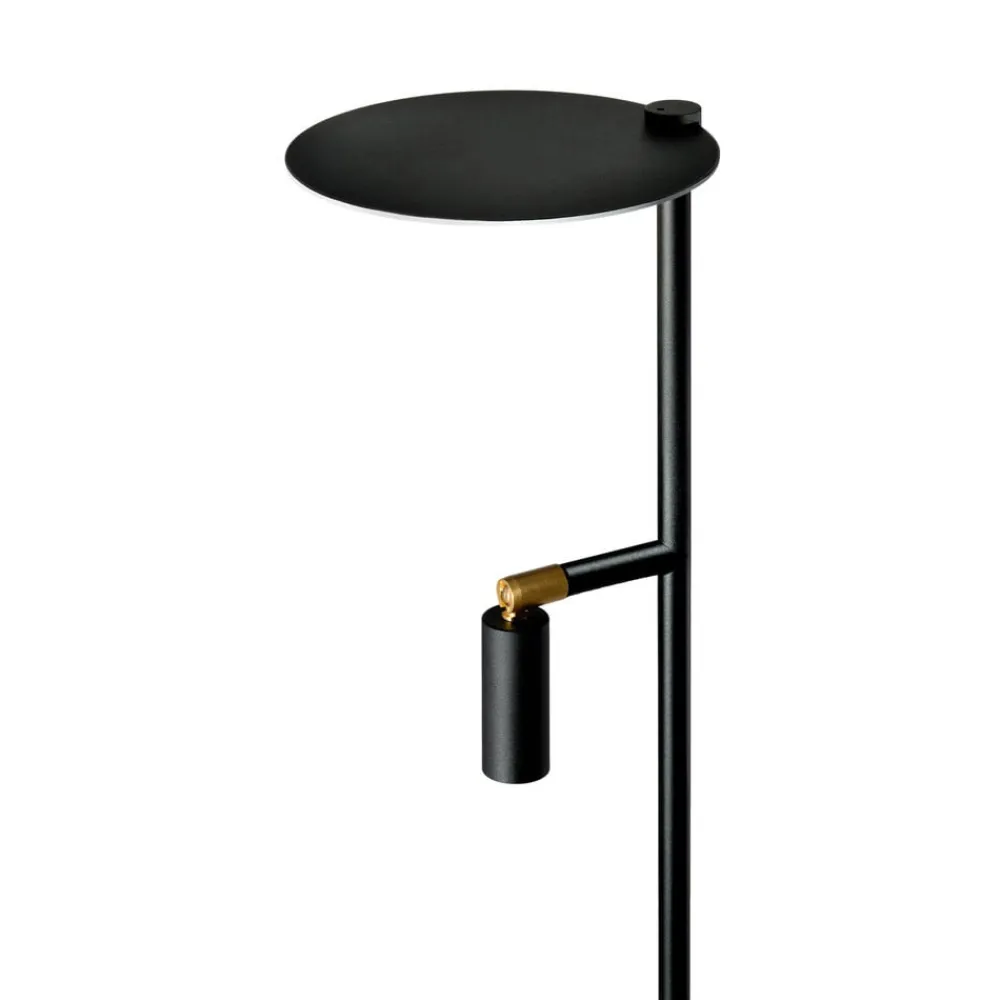 Carpyen Gulvlamper|Gulvlamper>LED-gulvlampe Kelly Spot justerbar sort/guld