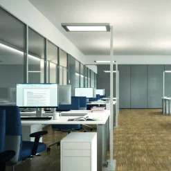 Waldmann LED-gulvlampe Lavigo Core DPS 12500/840/R/G1, hvid, sensor