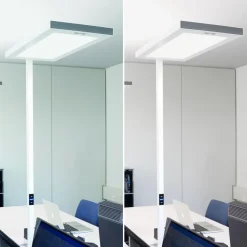 Waldmann LED-gulvlampe Lavigo Core DPS 12500/840/R/G1, hvid, sensor