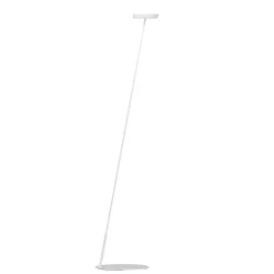 Sigor LED-gulvlampe Mahina, hvid, højde 130 cm, metal, CCT
