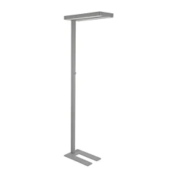 Maul Arbejdsrum/Kontor>LED-gulvlampe juvis, sølv, 196 cm, dæmpbar fod