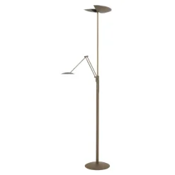 HighLight LED-gulvlampe New Sapporo, bronze, 183 cm, metal Dæmper CCT
