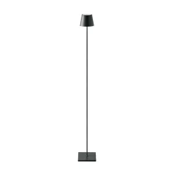 Sigor Terrassebelysning>LED-gulvlampe Nuindie IP54 120 cm rund USB-C sort