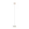 Sigor LED-gulvlampe Nuindie IP54 120 cm rund USB-C dune beige