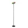 Reality Leuchten Gulvlamper>LED-gulvlampe Samba, højde 175 cm, sort, CCT, RGB