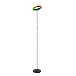 Reality Leuchten Gulvlamper>LED-gulvlampe Samba, højde 175 cm, sort, CCT, RGB