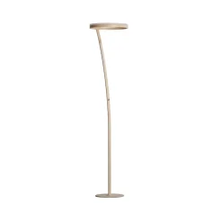 LED-gulvlampe Sirko, sandfarvet, højde 177 cm, metal, CCT^FISCHER & HONSEL Discount