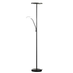 LED-gulvlampe Sorento, sandfarvet, højde 182 cm, læselampe^FISCHER & HONSEL New