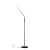 LED-gulvlampe Sorento, sandgrå, højde 138 cm, CCT dæmpbar^FISCHER & HONSEL