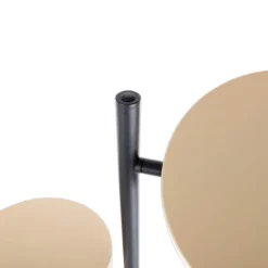 LED-gulvlampe Tessa sort/beige 165 cm Touchdim CCT 2 lyskilder.^Näve New