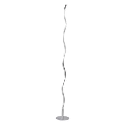 LED-gulvlampe Wave 3.000K 120 cm stål^JUST LIGHT. GmbH Outlet