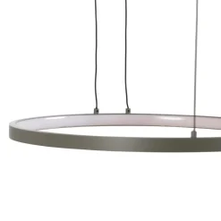 Nowodvorski Lighting LED-hængelampe CIRCOLO, olivgrøn, Ø 30/45/60 cm, 3 lyskilder
