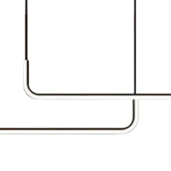 LED-hængelampe Horizon, metal, sort, 4.000 K^Milagro Lighting Discount