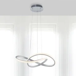 JUST LIGHT. GmbH Pendellamper>LED-hængelampe Maria, dæmpbar, aluminium