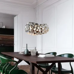 Schuller Valencia Pendellamper>LED-hængelampe Narisa 47 cm blankt krom