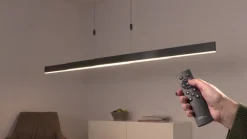 PURE LED-hængelampe Moto, platin, dæmpbar, CCT