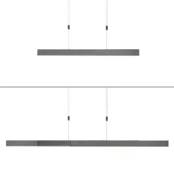 PURE LED-hængelampe Moto, platin, dæmpbar, CCT