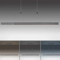 PURE LED-hængelampe Moto, platin, dæmpbar, CCT