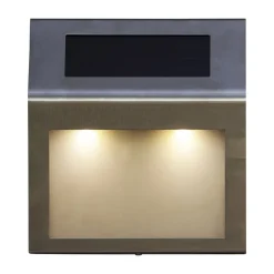 STAR TRADING LED-husnummerlampe med solcelle Wally