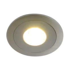 LED-indbygget møbelspot AR 68 4W stål 4.000K^Hera New