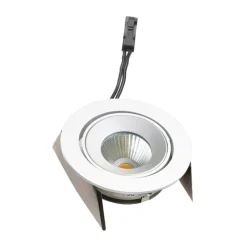 Hera LED-indbygningslampe SR 68 43° Dim-to-Warm, hvid