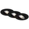 Briloner Loftlamper|Spotlights>LED-indbygningsspot 7602 3sæt IP65 3.000 K sort