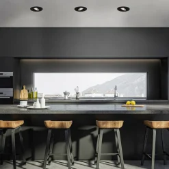 Briloner Loftlamper|Spotlights>LED-indbygningsspot 7602 3sæt IP65 3.000 K sort