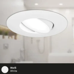 Briloner LED-indbygningsspot 7597 3sæt IP65 4.000 K hvid