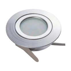 Lindby LED-indbygningsspot Andrej, rund, aluminium, sæt med 3 stk