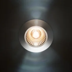 LED-indbygningsspot Diled, Ø 6,7 cm, Dim-To-Warm, stål^Sigor Hot