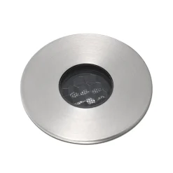 FARO BARCELONA LED-indbygningsspot Grund, nikkel, Ø 3,5 cm, aluminium/stål