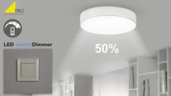 LED-kerte E14 4 W filament 2.700 K kontaktdæmper^Trio Lighting Clearance