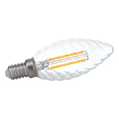 ORION Filament Pære>LED-kertepære E14 3 W 2.700 K Filament drejet