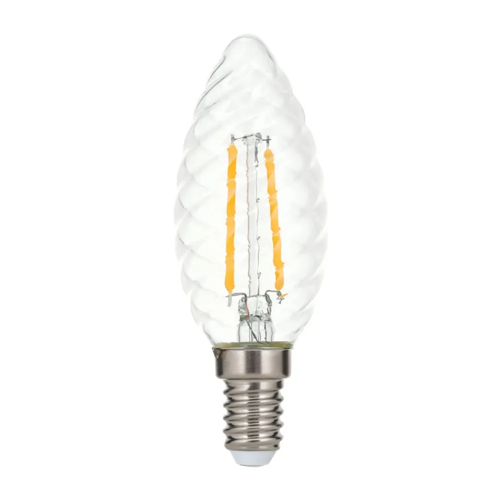 ORION Filament Pære>LED-kertepære E14 3 W 2.700 K Filament drejet