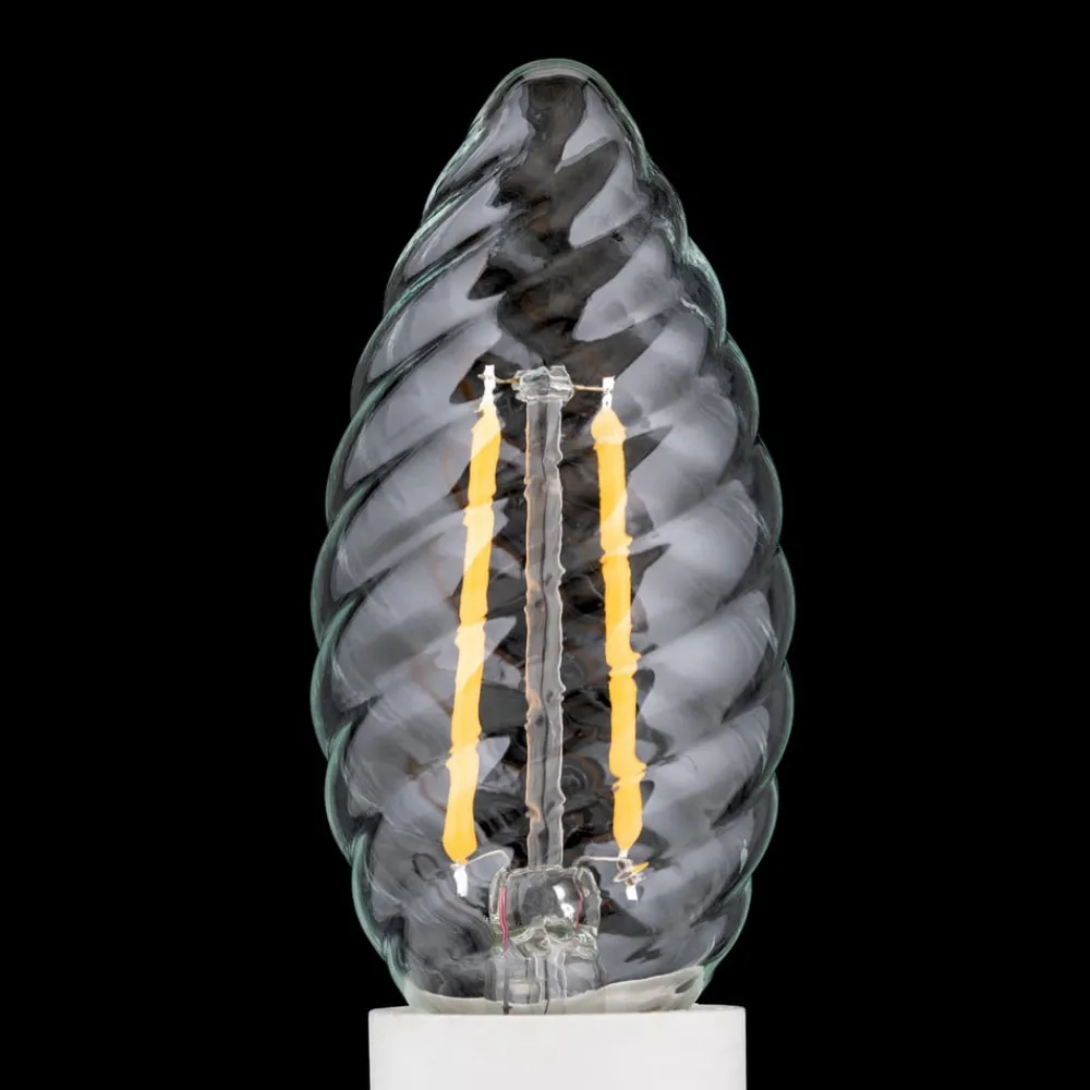 ORION Filament Pære>LED-kertepære E14 3 W 2.700 K Filament drejet