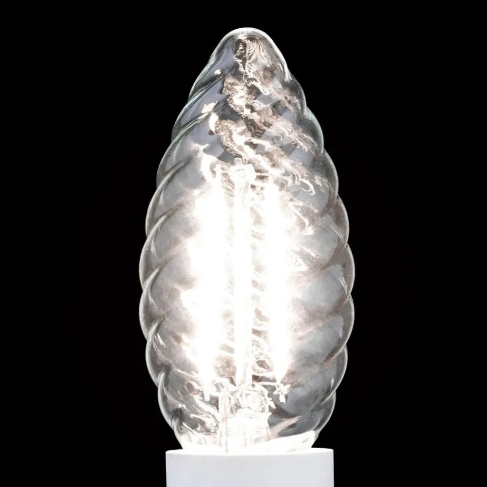 ORION Filament Pære>LED-kertepære E14 3 W 2.700 K Filament drejet