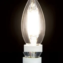 LED-kertepære E14 5 W Filament klar 827 kan dæmpes^ORION Discount